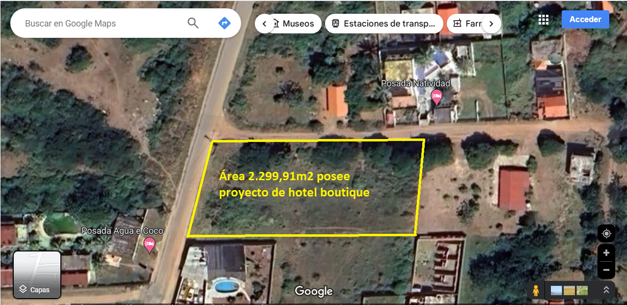 Excelente lote de terreno cerca de Playa El Agua